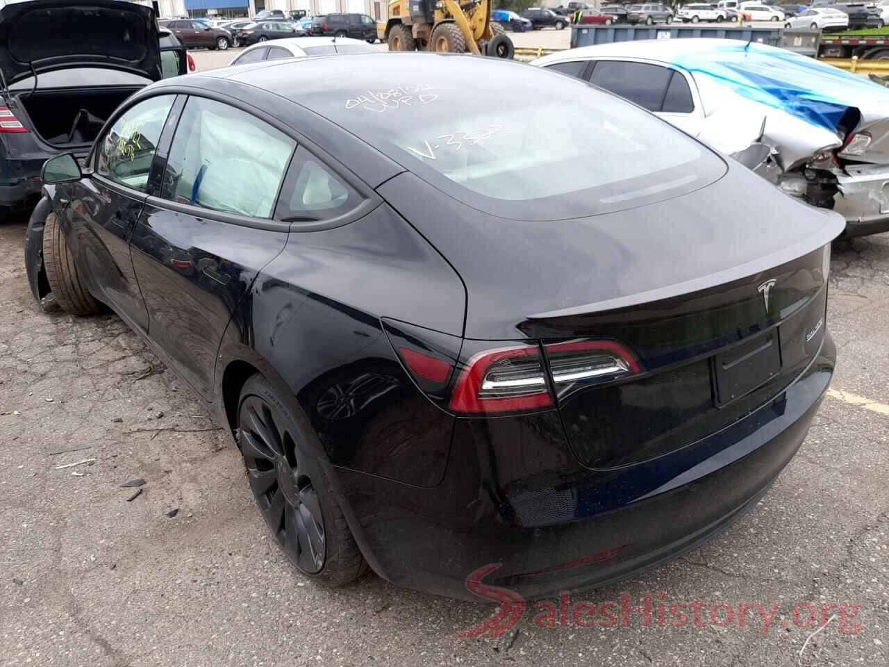 5YJ3E1EC7NF203323 2022 TESLA MODEL 3