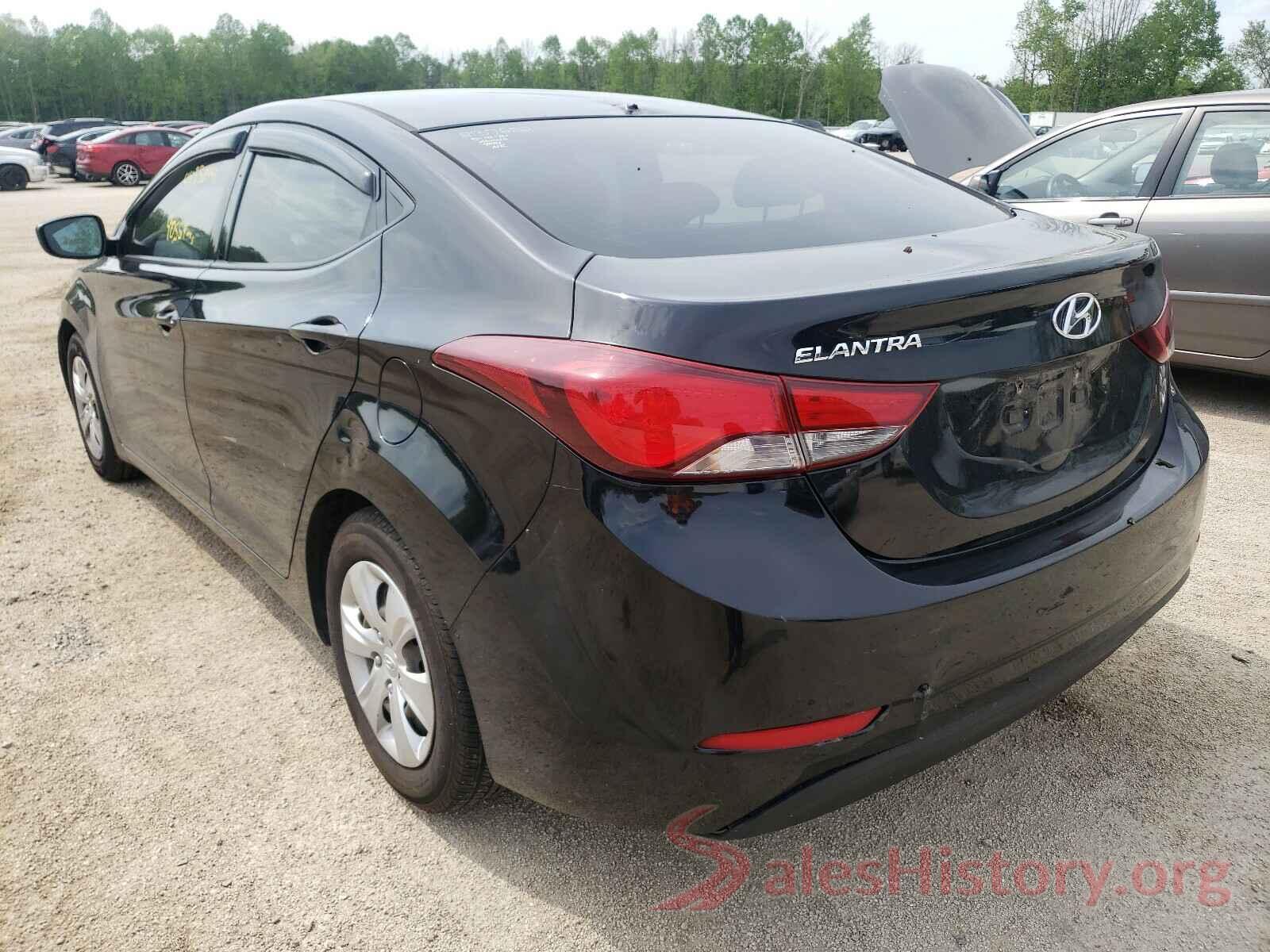 KMHDH4AE1GU542976 2016 HYUNDAI ELANTRA