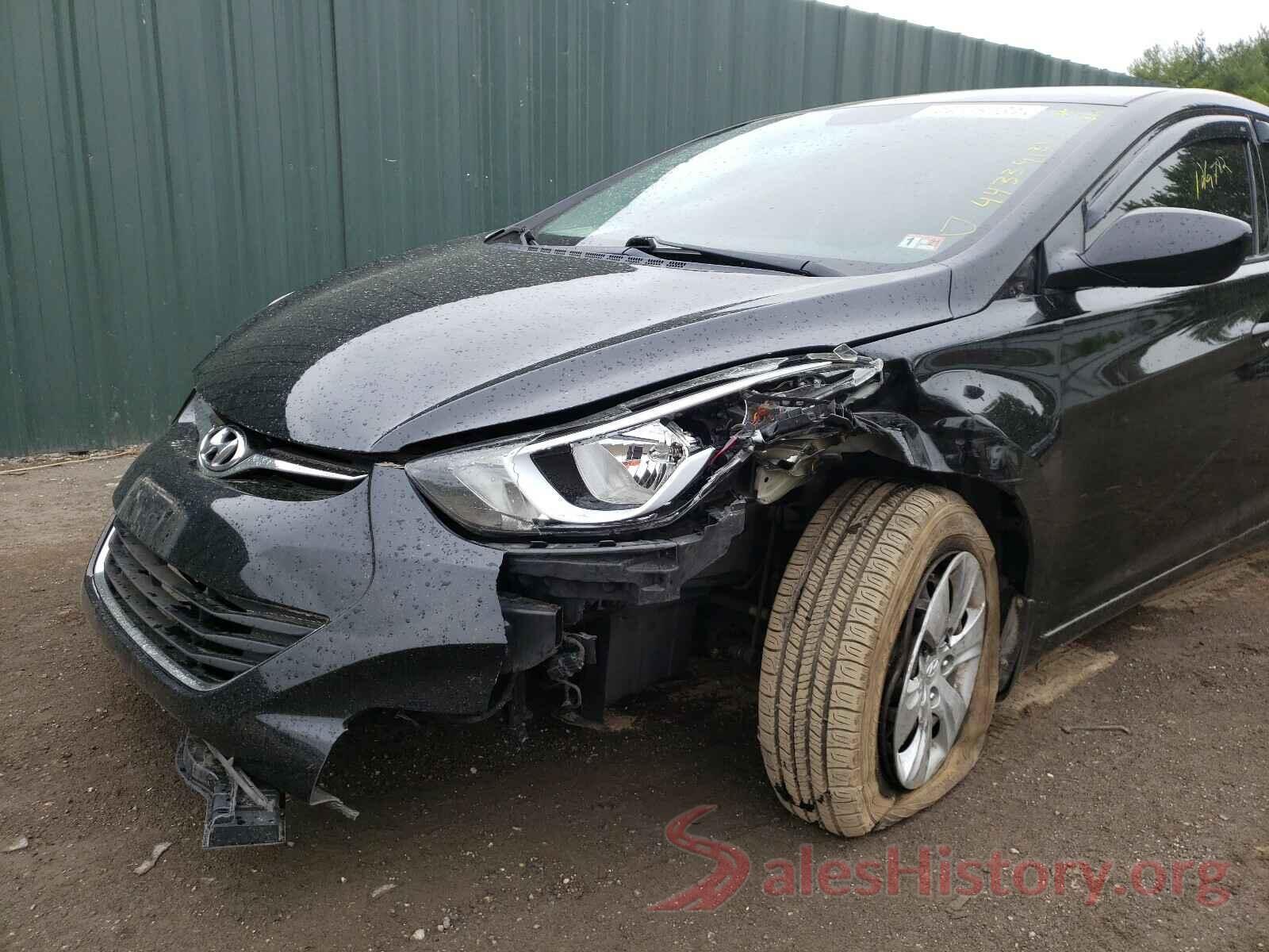 KMHDH4AE3GU544194 2016 HYUNDAI ELANTRA