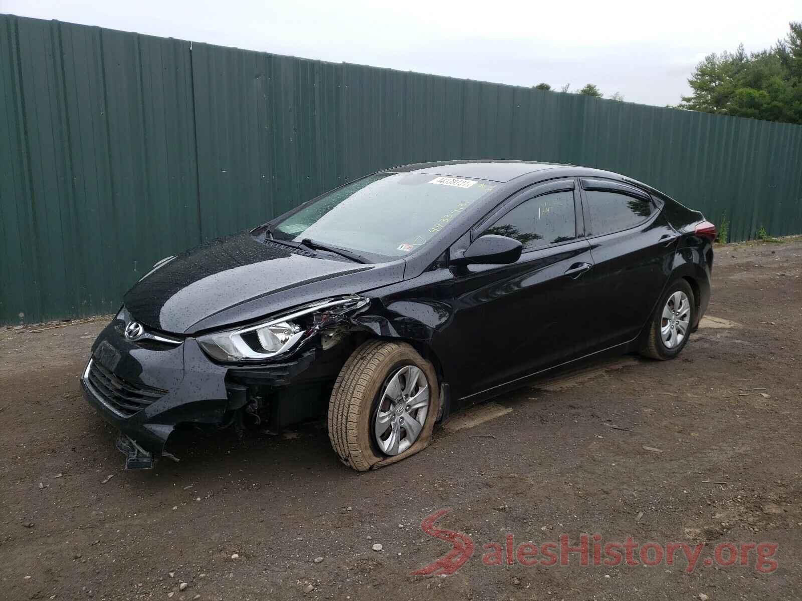 KMHDH4AE3GU544194 2016 HYUNDAI ELANTRA