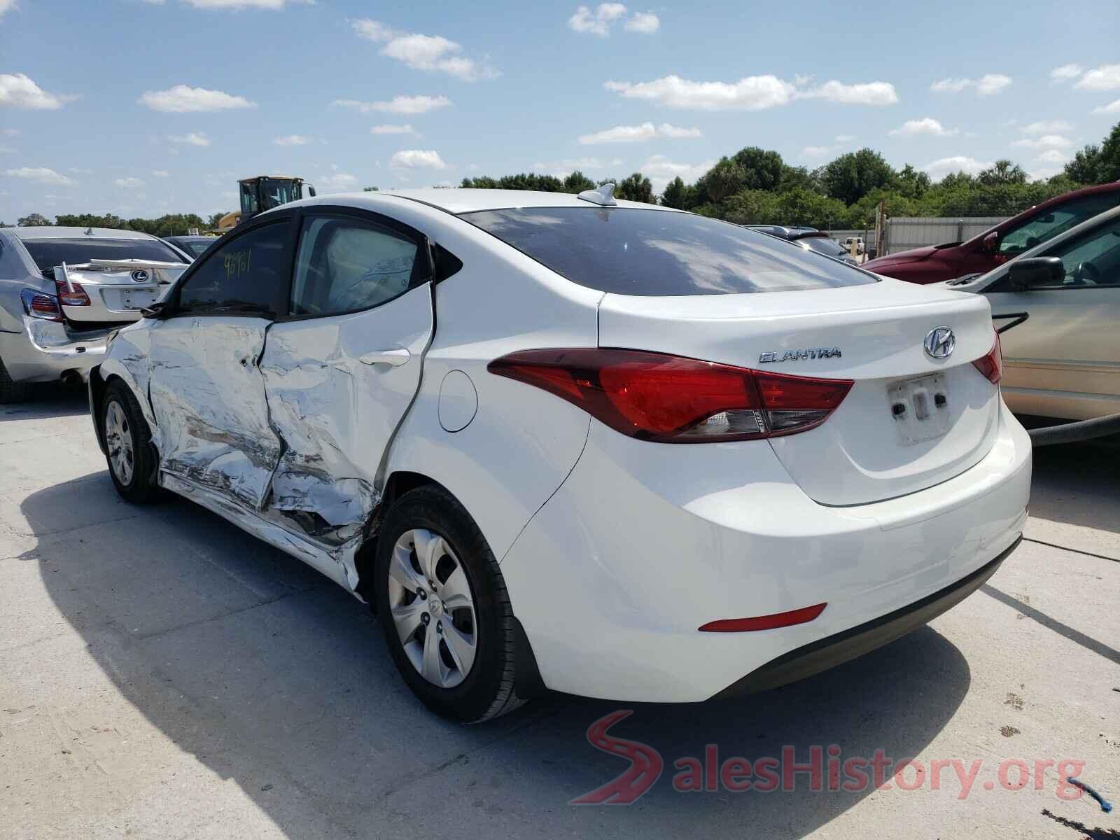 5NPDH4AE4GH772638 2016 HYUNDAI ELANTRA