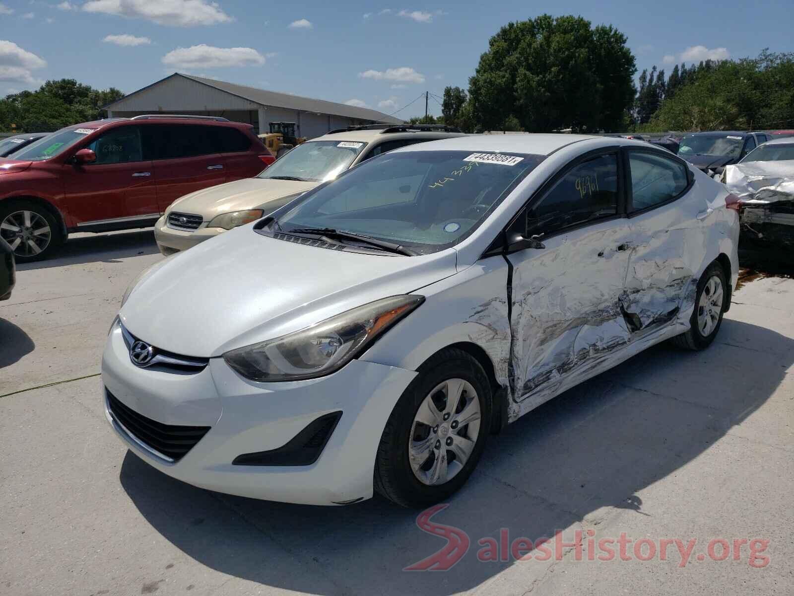 5NPDH4AE4GH772638 2016 HYUNDAI ELANTRA