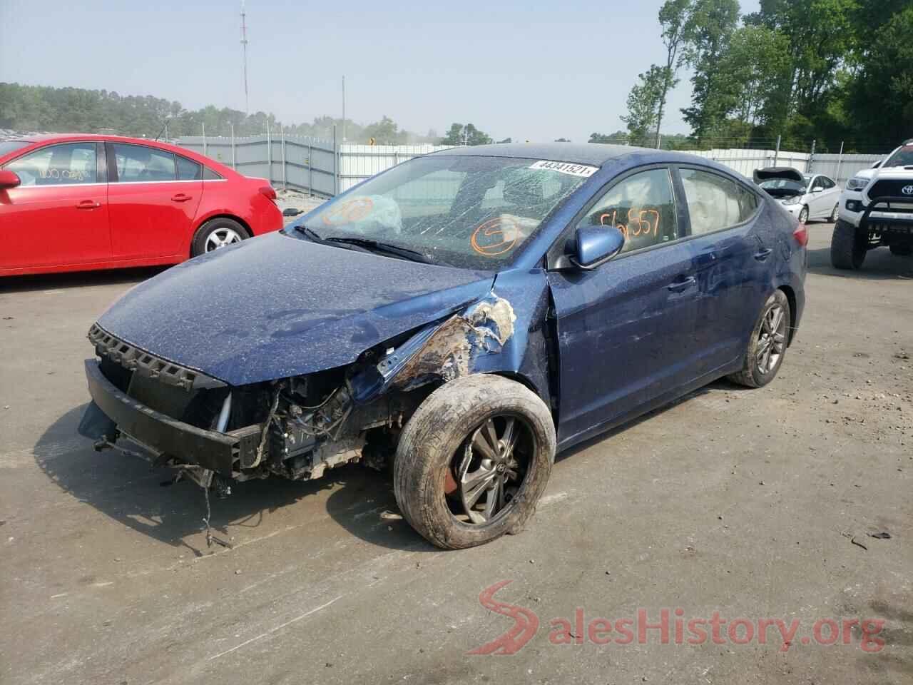 5NPD84LF4JH255496 2018 HYUNDAI ELANTRA