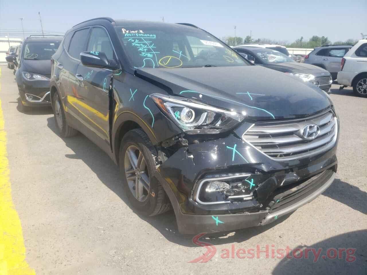 5NMZUDLB5JH082714 2018 HYUNDAI SANTA FE