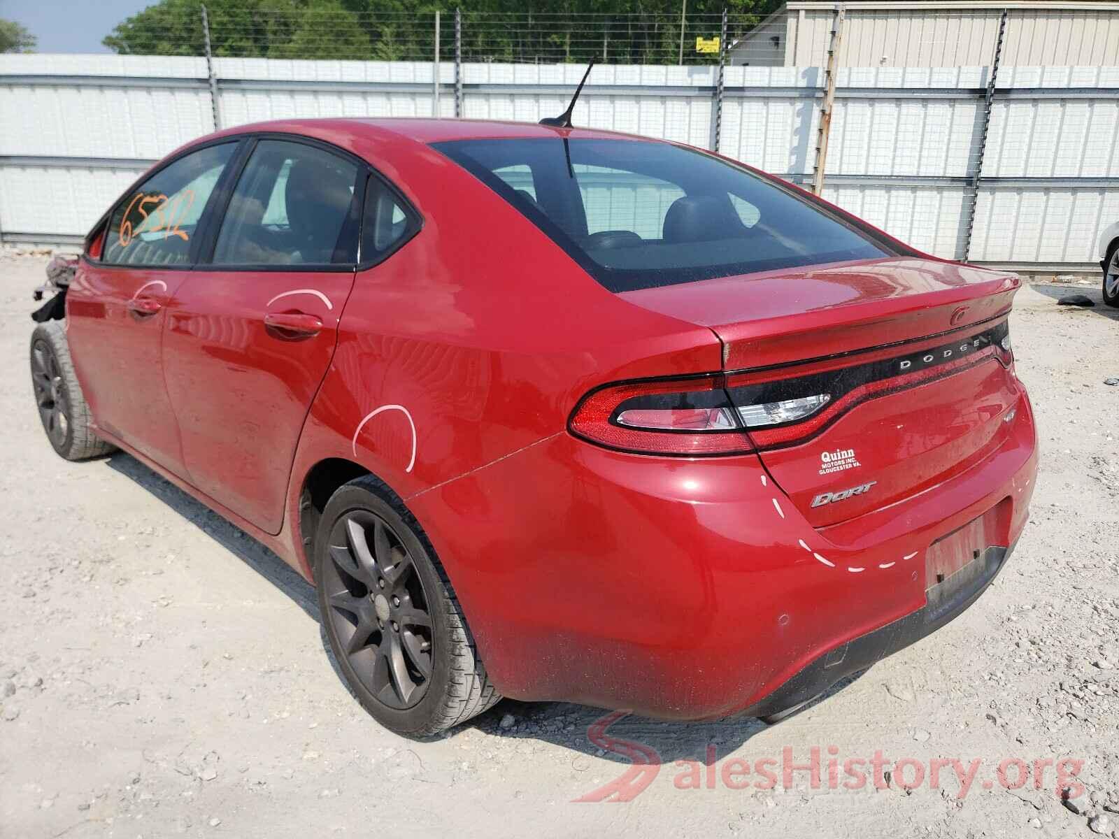 1C3CDFGBXGD801814 2016 DODGE DART