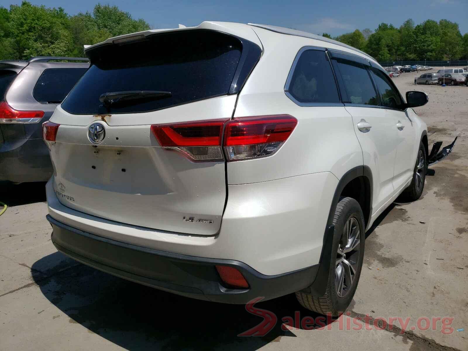 5TDBZRFH3HS392853 2017 TOYOTA HIGHLANDER