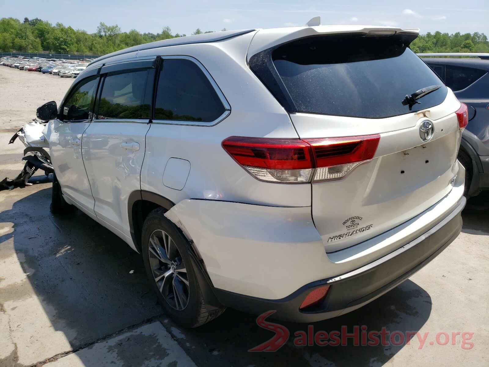 5TDBZRFH3HS392853 2017 TOYOTA HIGHLANDER