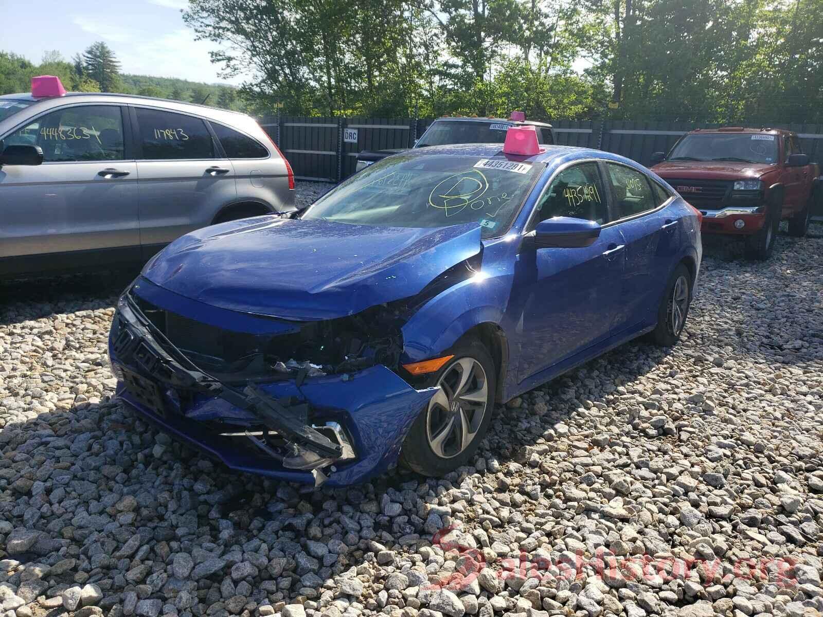 2HGFC2F67KH569646 2019 HONDA CIVIC