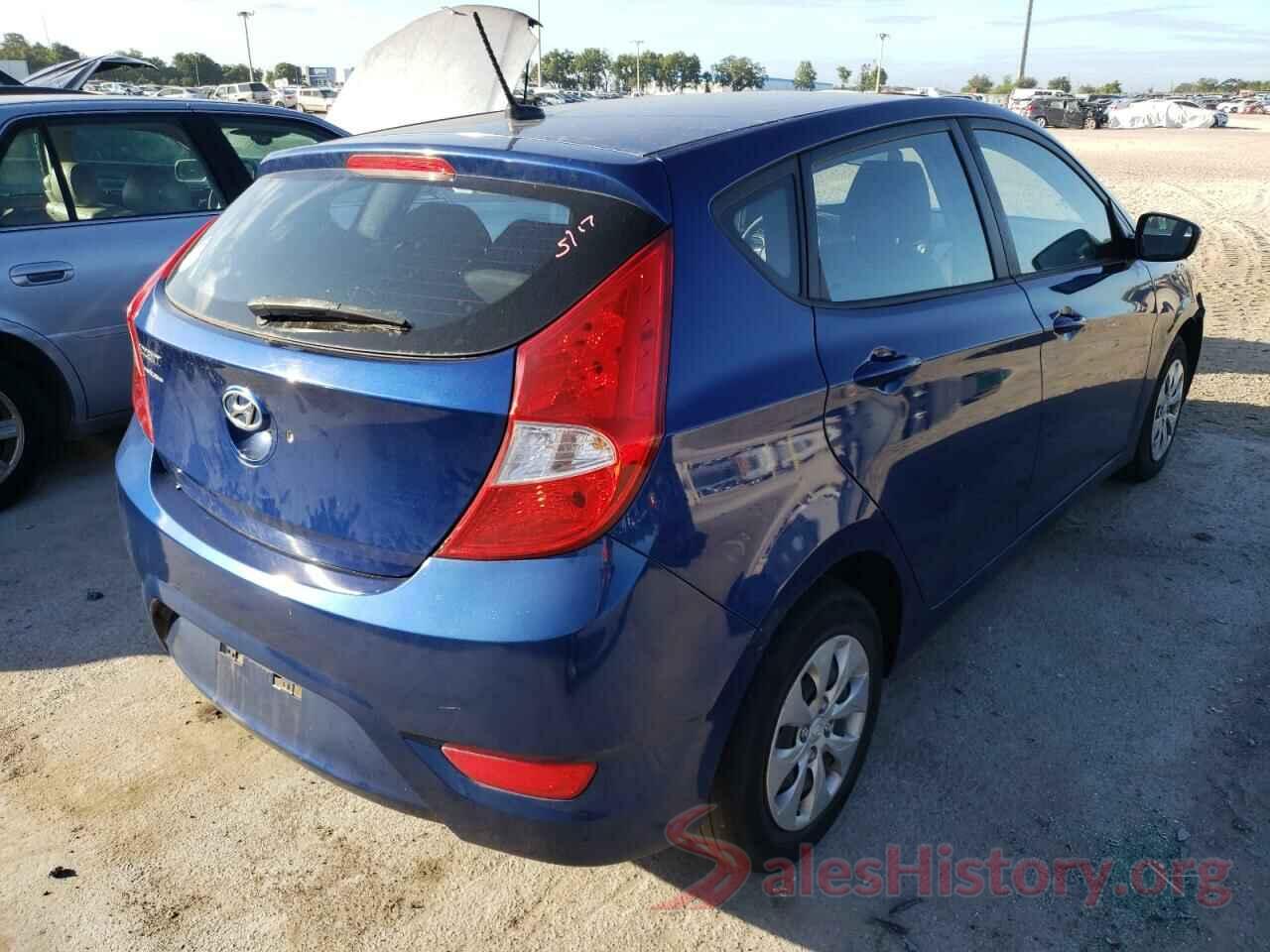 KMHCT5AE5HU316408 2017 HYUNDAI ACCENT