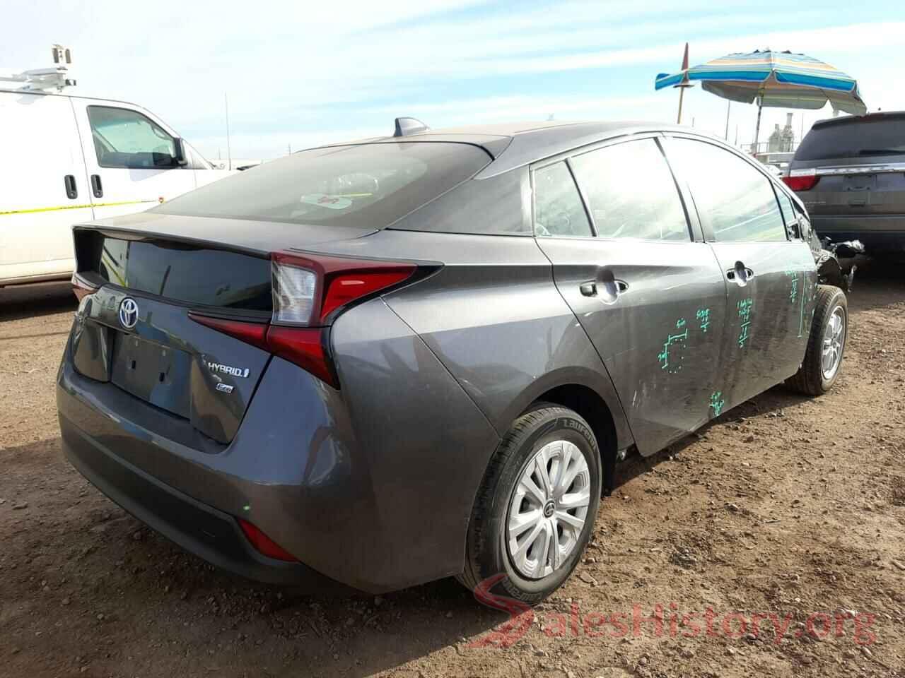 JTDKAMFU0M3143655 2021 TOYOTA PRIUS