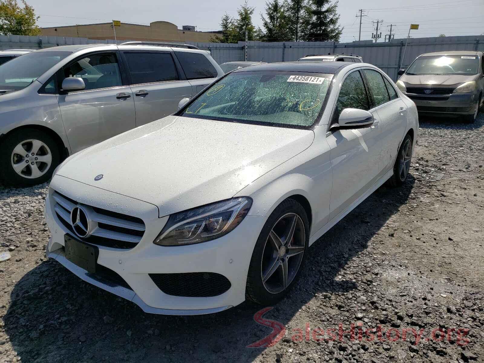 55SWF4KB9GU126009 2016 MERCEDES-BENZ C CLASS