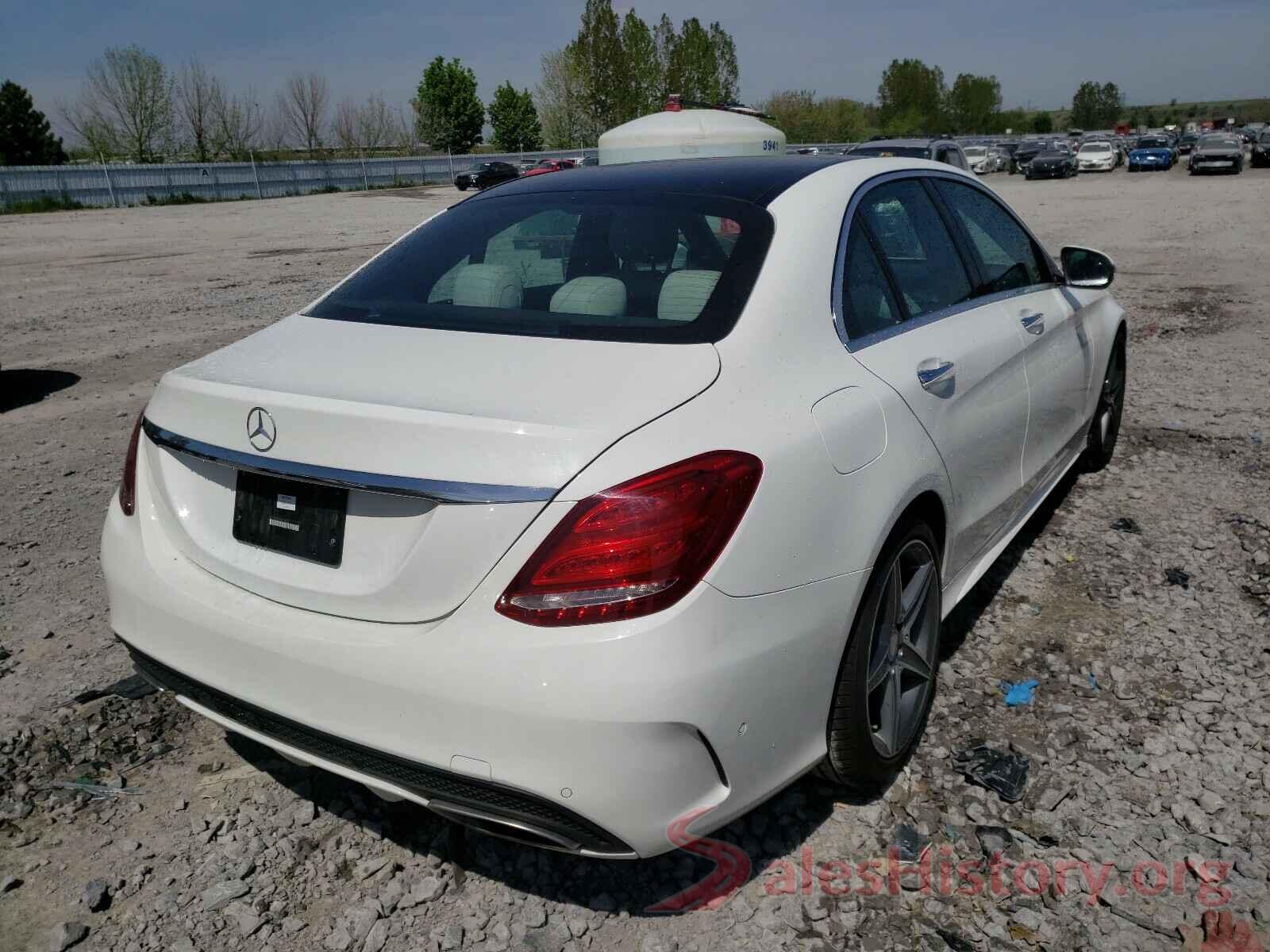 55SWF4KB9GU126009 2016 MERCEDES-BENZ C CLASS