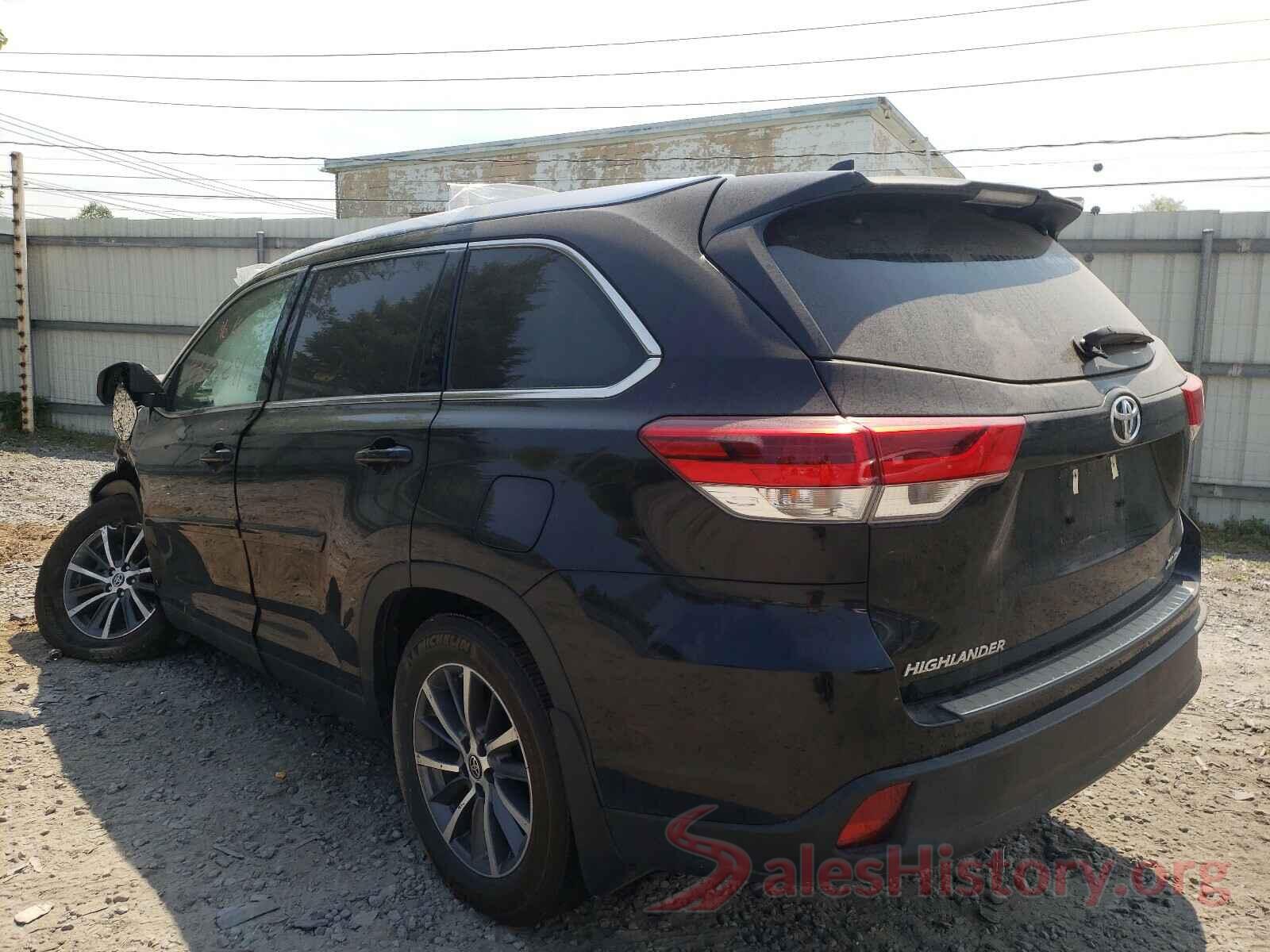 5TDJZRFH7KS629752 2019 TOYOTA HIGHLANDER