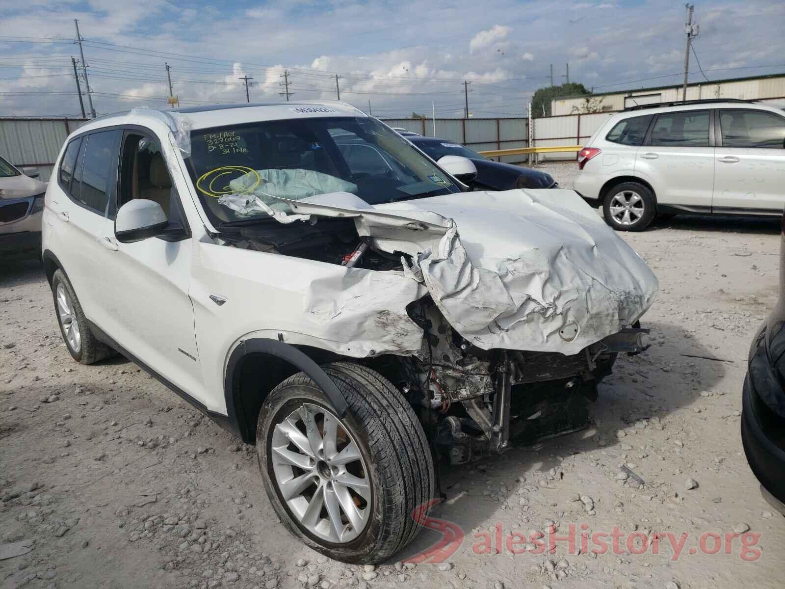 5UXWZ7C53G0T43233 2016 BMW X3