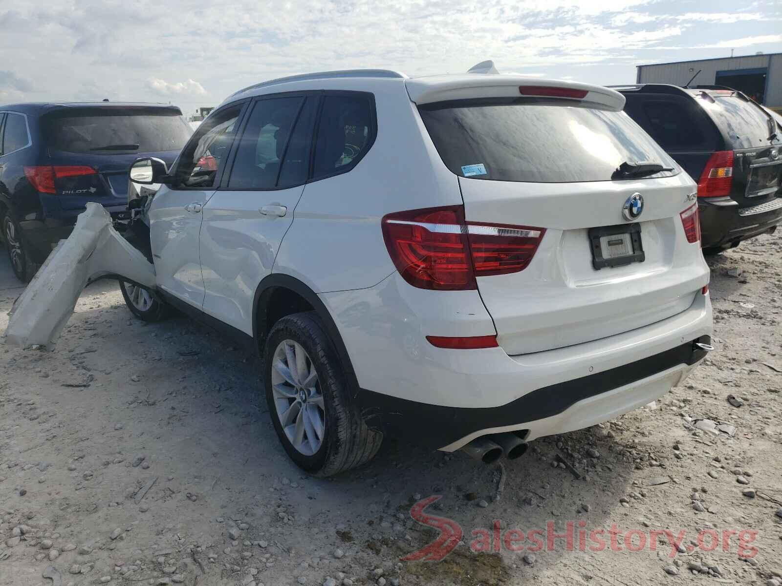 5UXWZ7C53G0T43233 2016 BMW X3