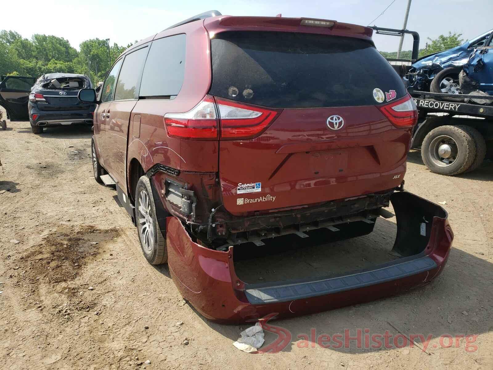 5TDYZ3DC6JS961201 2018 TOYOTA SIENNA