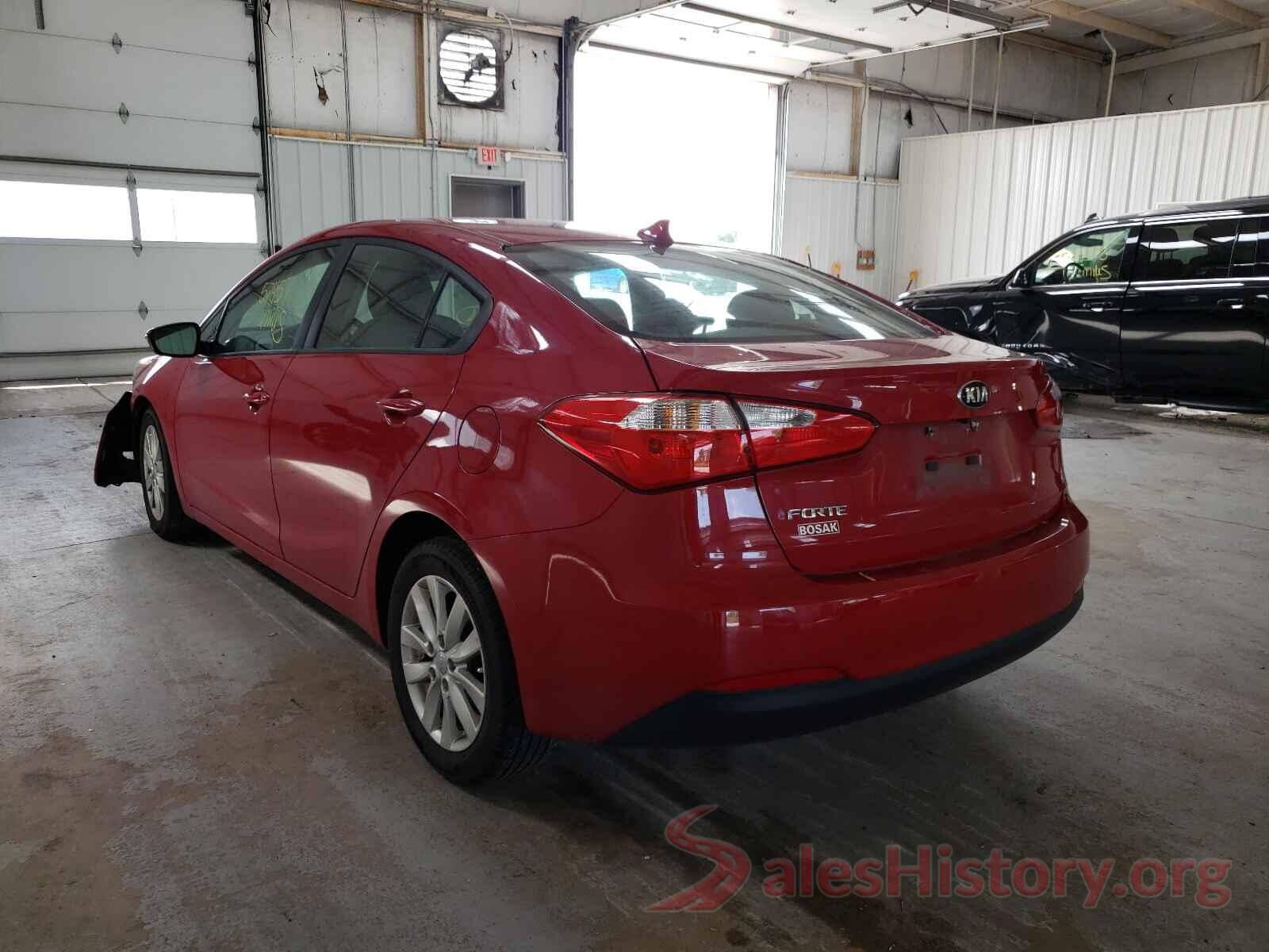 KNAFX4A67G5552556 2016 KIA FORTE