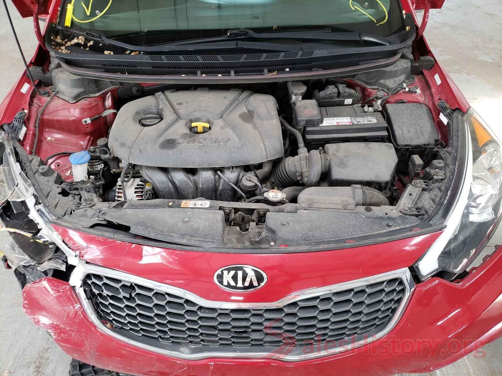 KNAFX4A67G5552556 2016 KIA FORTE