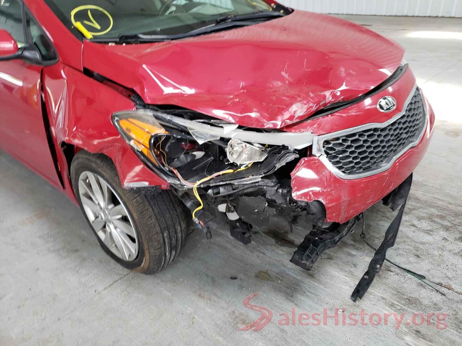 KNAFX4A67G5552556 2016 KIA FORTE