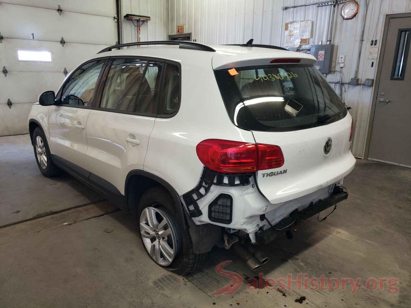 WVGBV7AX3HK024125 2017 VOLKSWAGEN TIGUAN