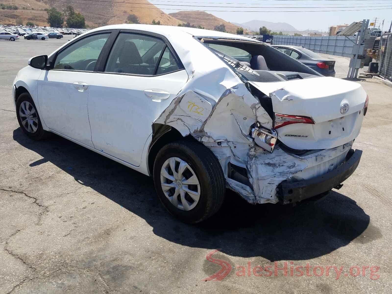 5YFBURHE9GP382837 2016 TOYOTA COROLLA