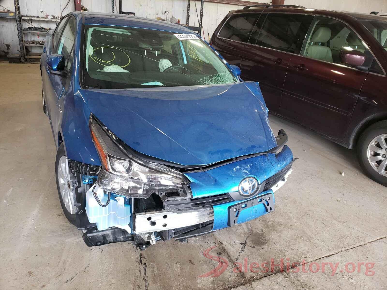 JTDKARFU8K3071212 2019 TOYOTA PRIUS