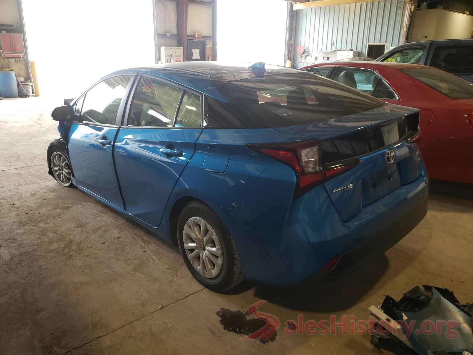 JTDKARFU8K3071212 2019 TOYOTA PRIUS