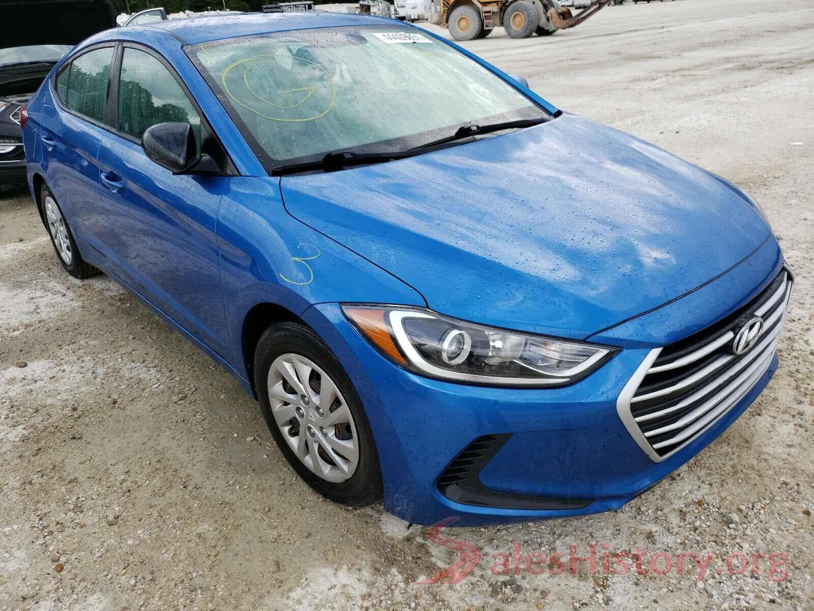 KMHD74LF0HU101267 2017 HYUNDAI ELANTRA