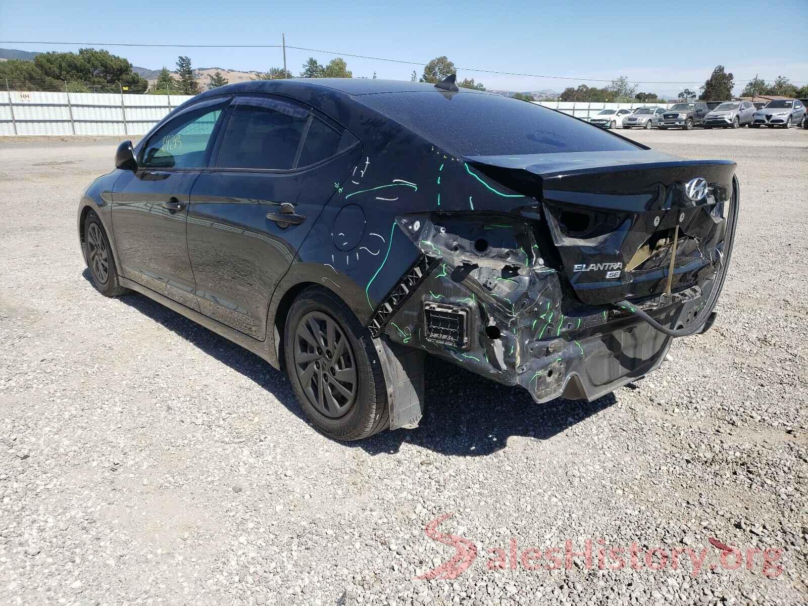 5NPD74LF5JH222378 2018 HYUNDAI ELANTRA