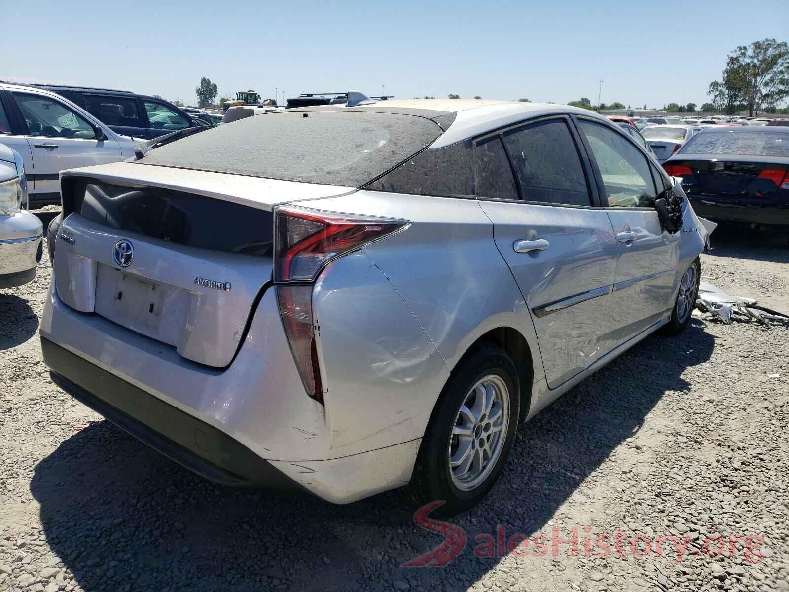 JTDKARFU6G3013977 2016 TOYOTA PRIUS