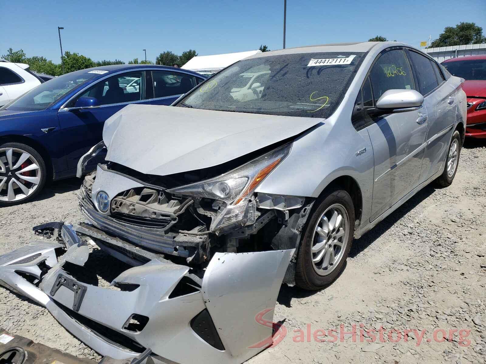 JTDKARFU6G3013977 2016 TOYOTA PRIUS