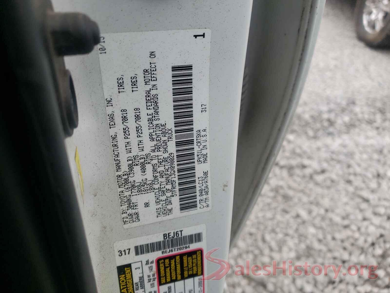 5TFRM5F13GX098029 2016 TOYOTA TUNDRA