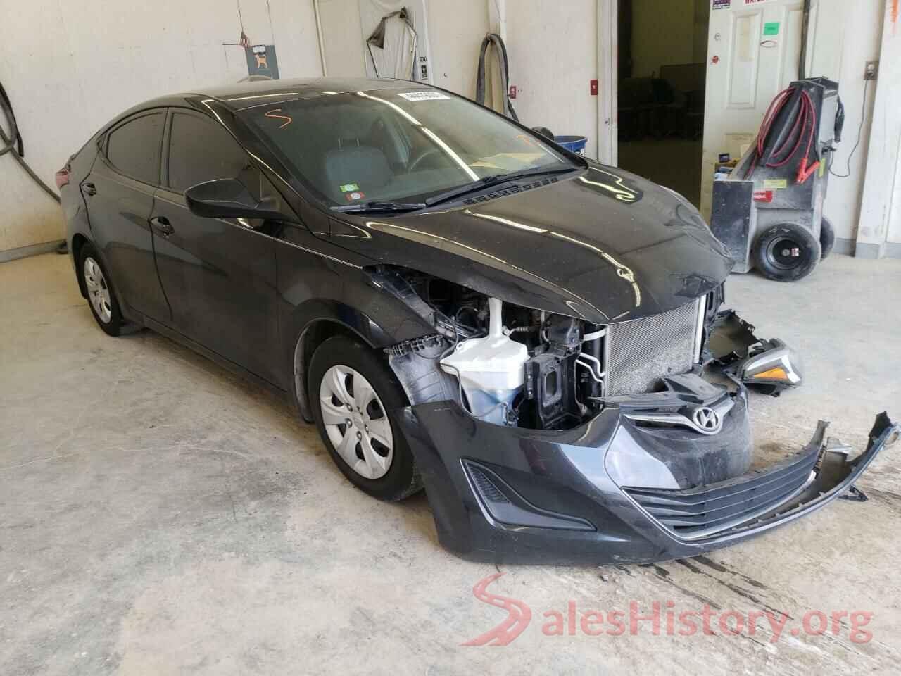 5NPDH4AE7GH667494 2016 HYUNDAI ELANTRA