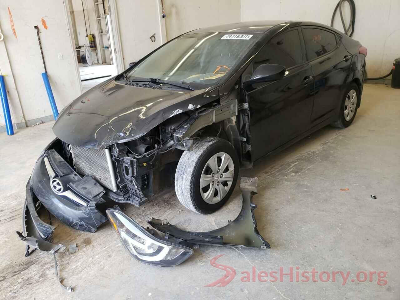 5NPDH4AE7GH667494 2016 HYUNDAI ELANTRA