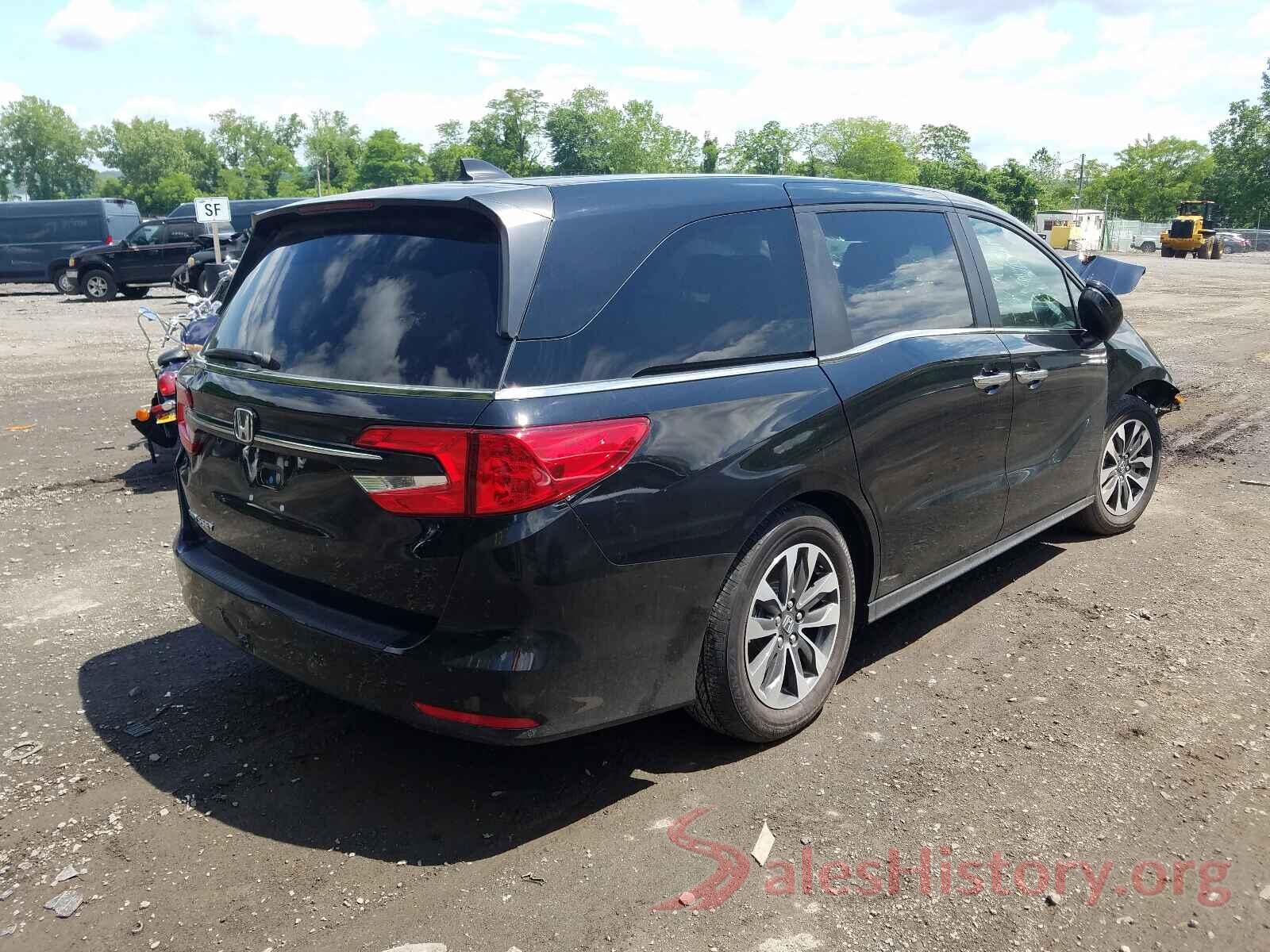 5FNRL6H79NB007332 2022 HONDA ODYSSEY