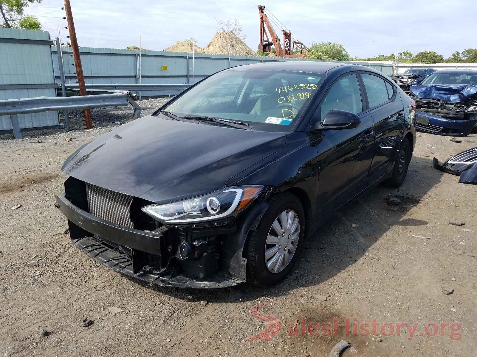 KMHD74LFXHU091914 2017 HYUNDAI ELANTRA