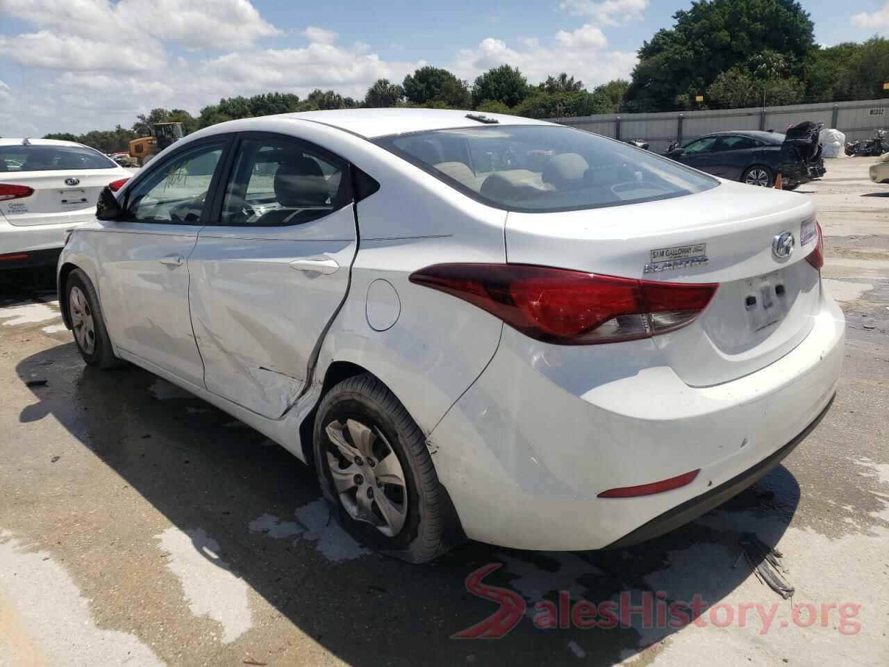 5NPDH4AE5GH731158 2016 HYUNDAI ELANTRA