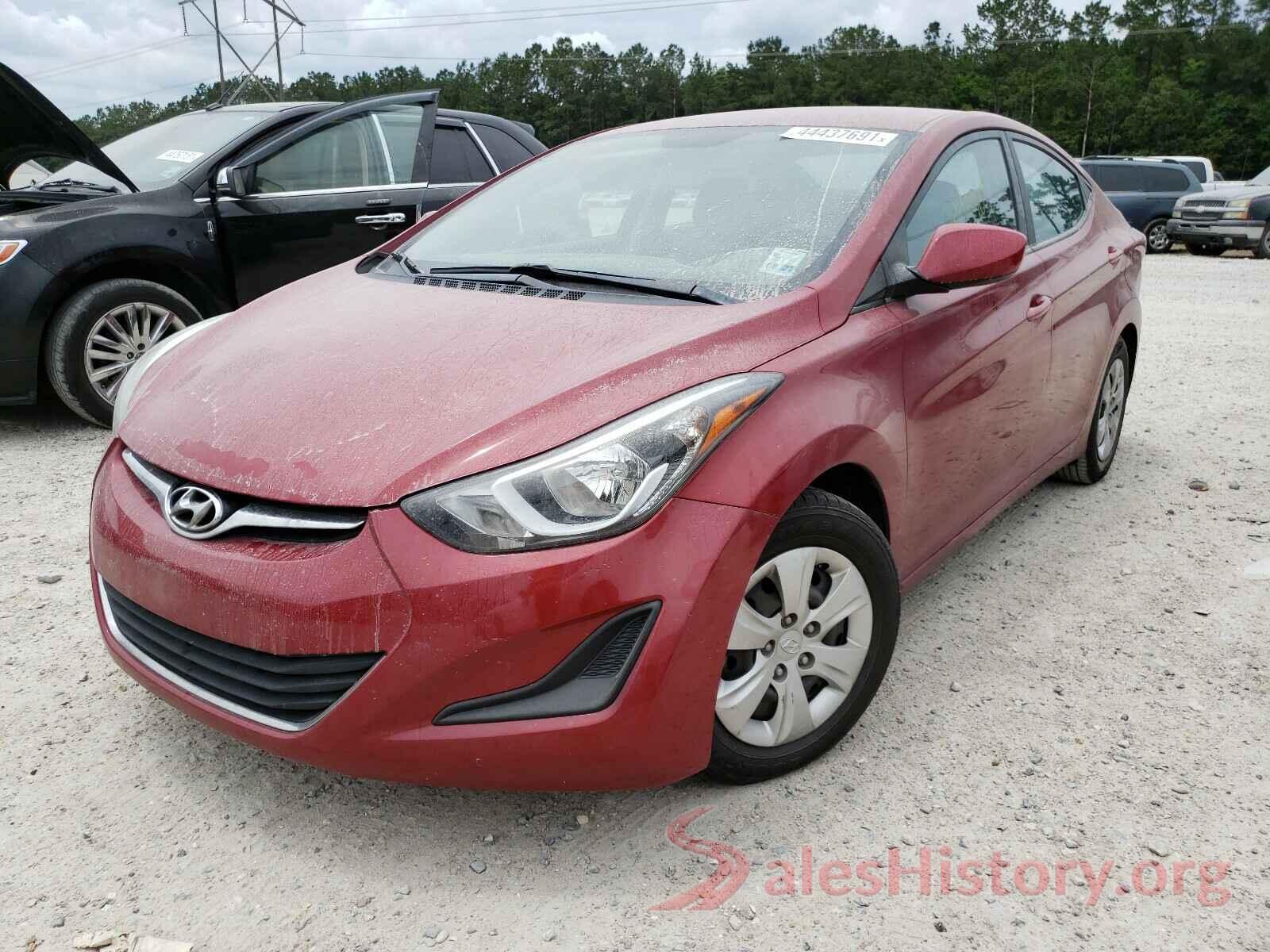 KMHDH4AE5GU588455 2016 HYUNDAI ELANTRA