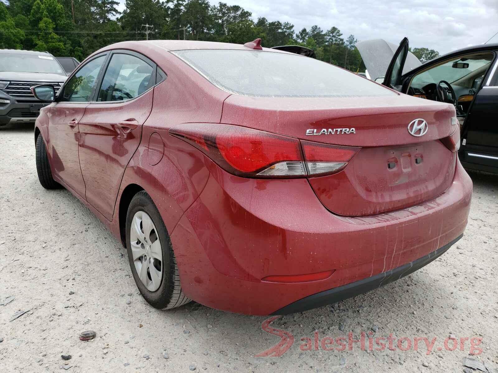 KMHDH4AE5GU588455 2016 HYUNDAI ELANTRA