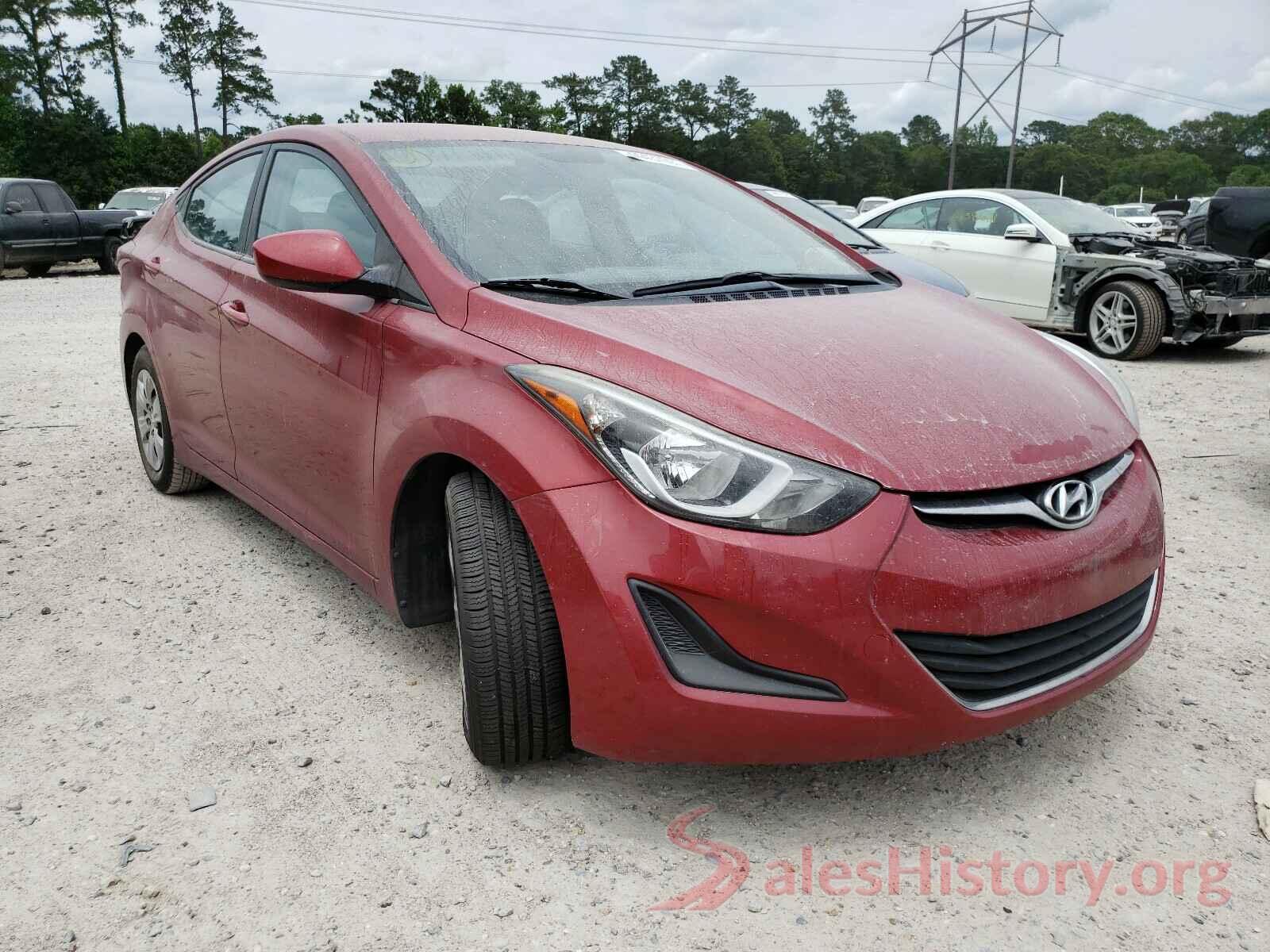 KMHDH4AE5GU588455 2016 HYUNDAI ELANTRA