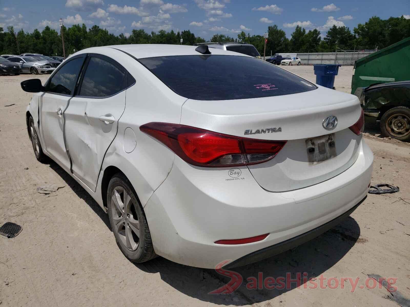 5NPDH4AE4GH788869 2016 HYUNDAI ELANTRA