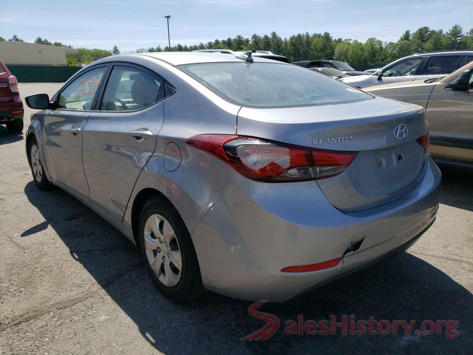 5NPDH4AE5GH734142 2016 HYUNDAI ELANTRA