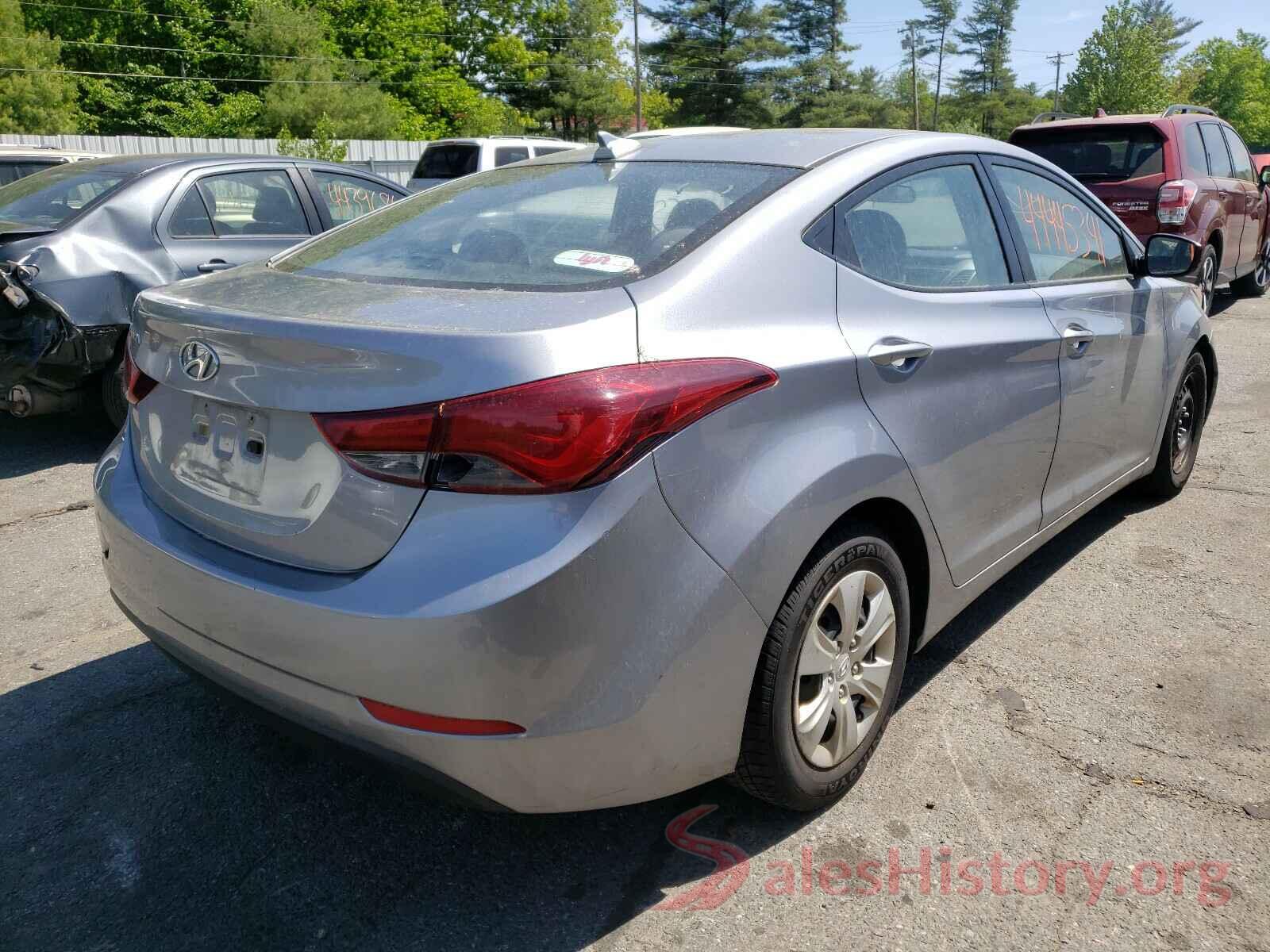 5NPDH4AE5GH734142 2016 HYUNDAI ELANTRA