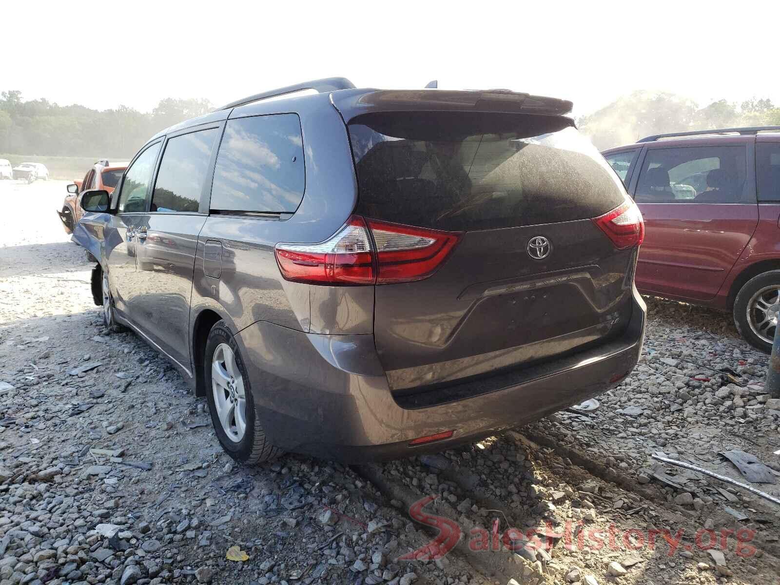 5TDKZ3DC8KS968156 2019 TOYOTA SIENNA