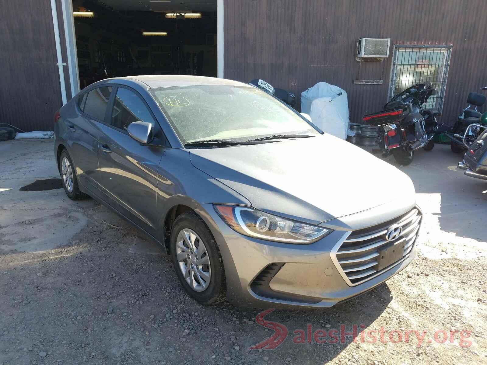 KMHD74LF1HU170940 2017 HYUNDAI ELANTRA