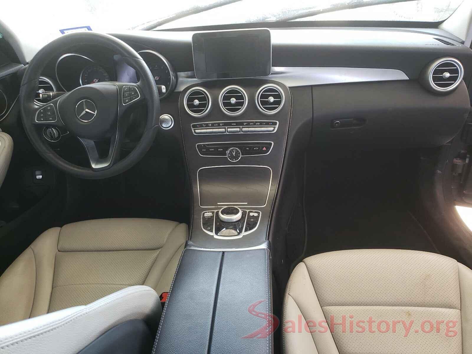 55SWF4JBXHU205725 2017 MERCEDES-BENZ C CLASS