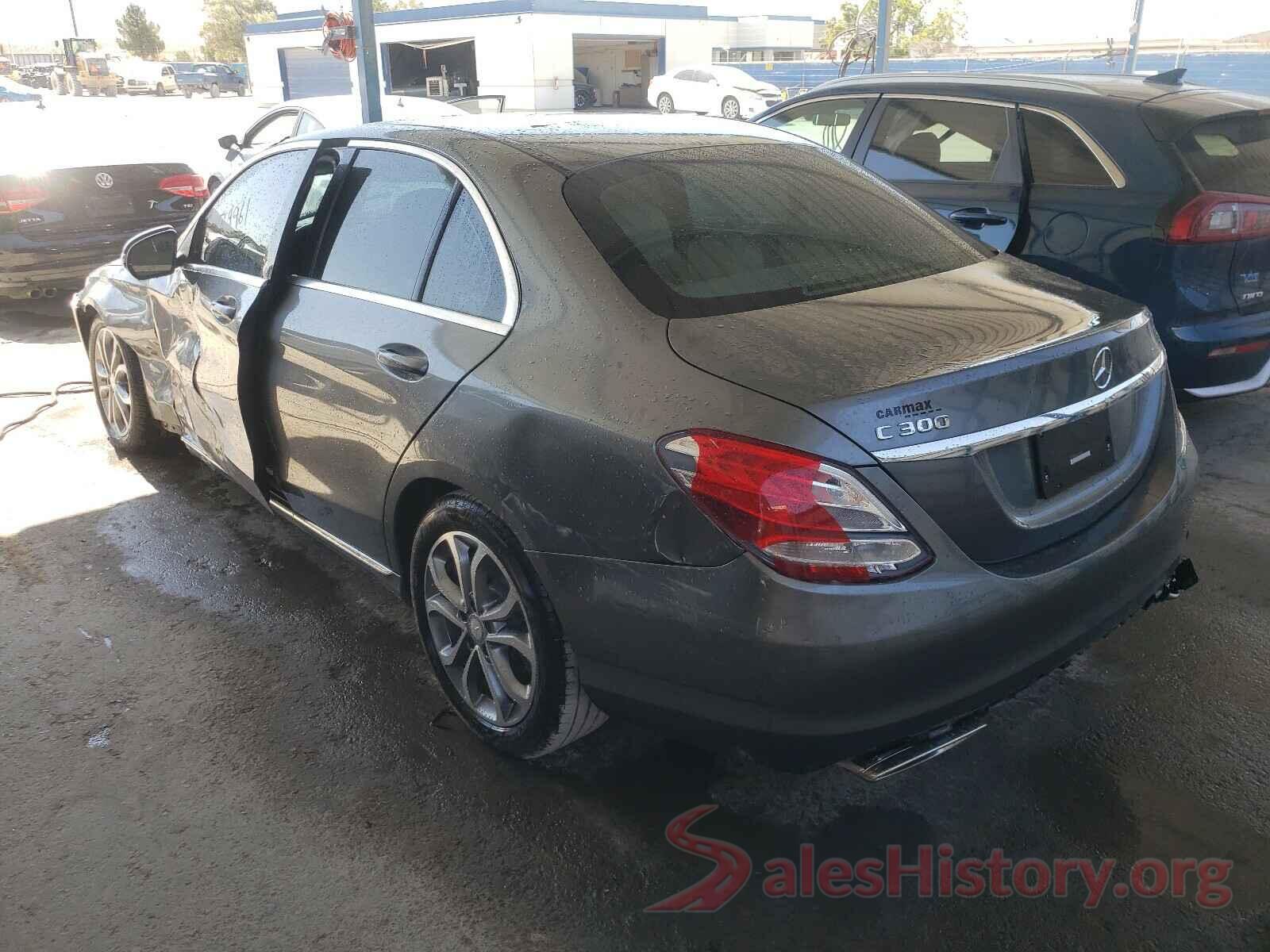 55SWF4JBXHU205725 2017 MERCEDES-BENZ C CLASS