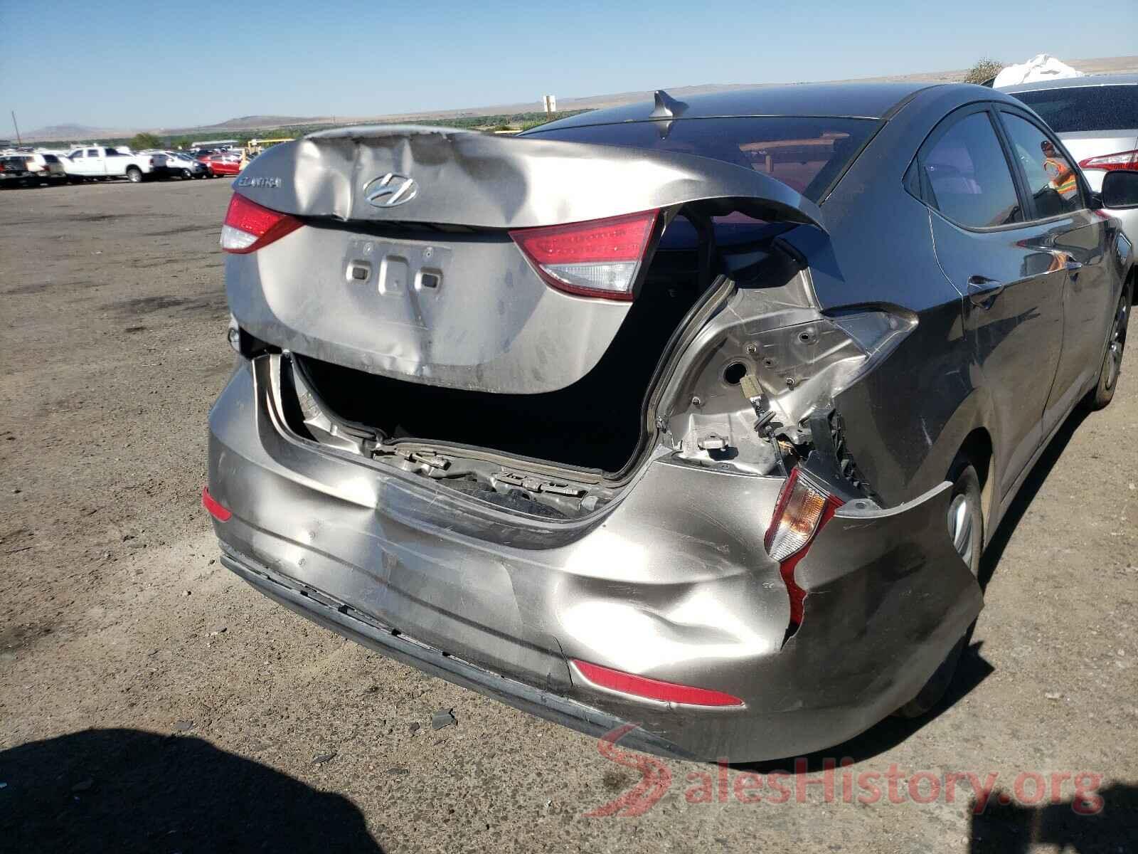 5NPDH4AE1GH668057 2016 HYUNDAI ELANTRA