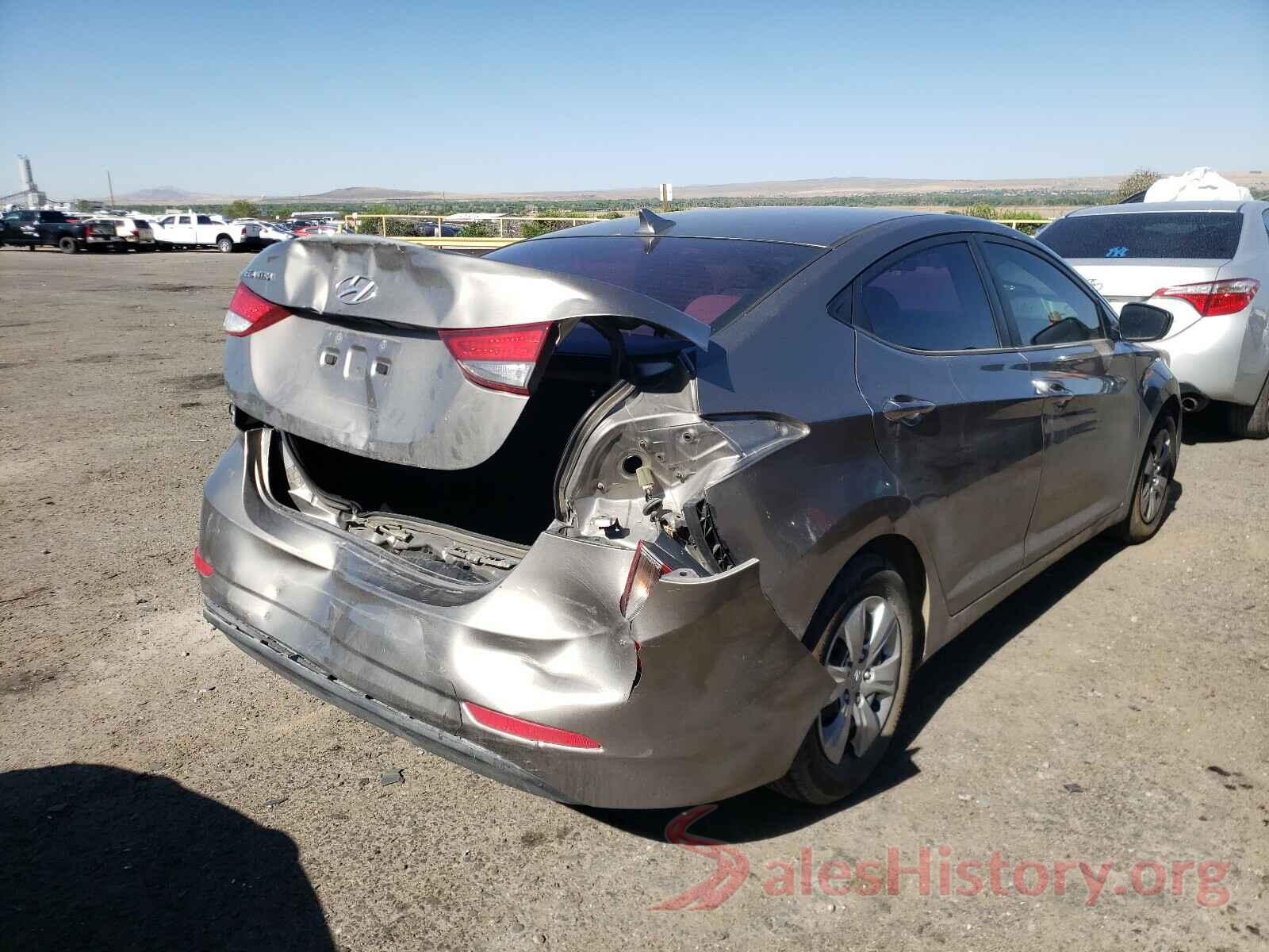 5NPDH4AE1GH668057 2016 HYUNDAI ELANTRA