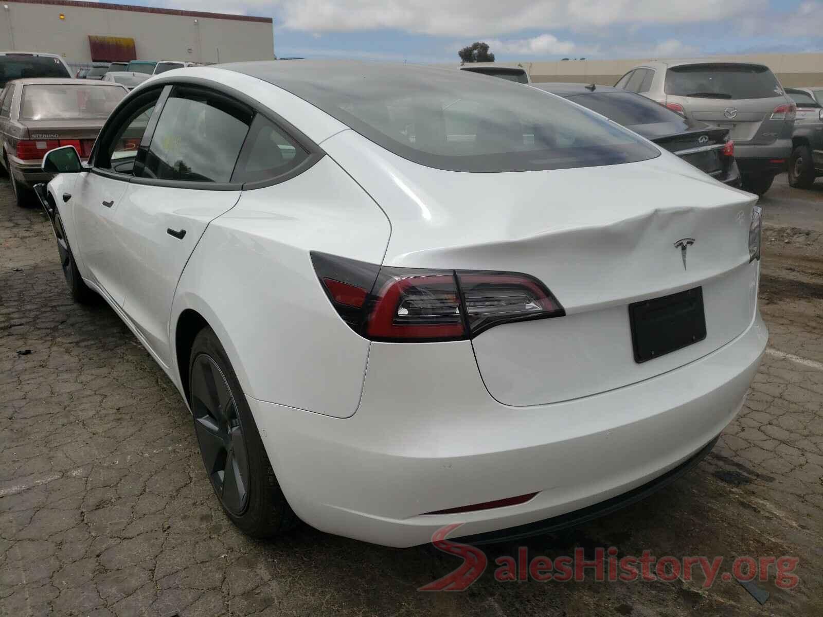 5YJ3E1EA0MF876967 2021 TESLA MODEL 3